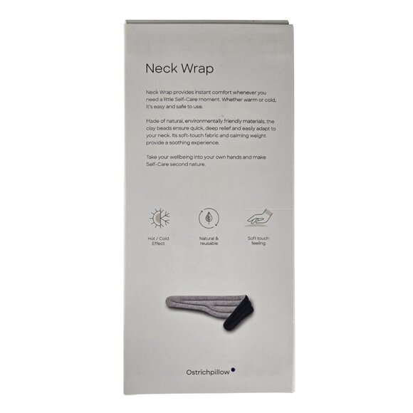 Ostrichpillow Neck Wrap Pain Relief Heating Pad Microwavable NEW in box - Picture 4 of 5